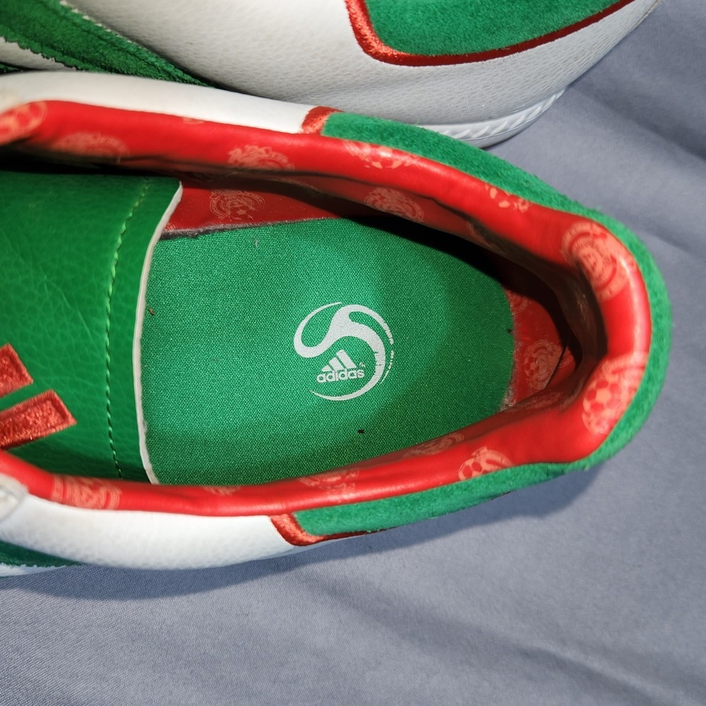 Adidas Samba OG Mexico White Green Red Gum Sole Soccer Sneakers HQ7036 Size 12 - Picture 8 of 11